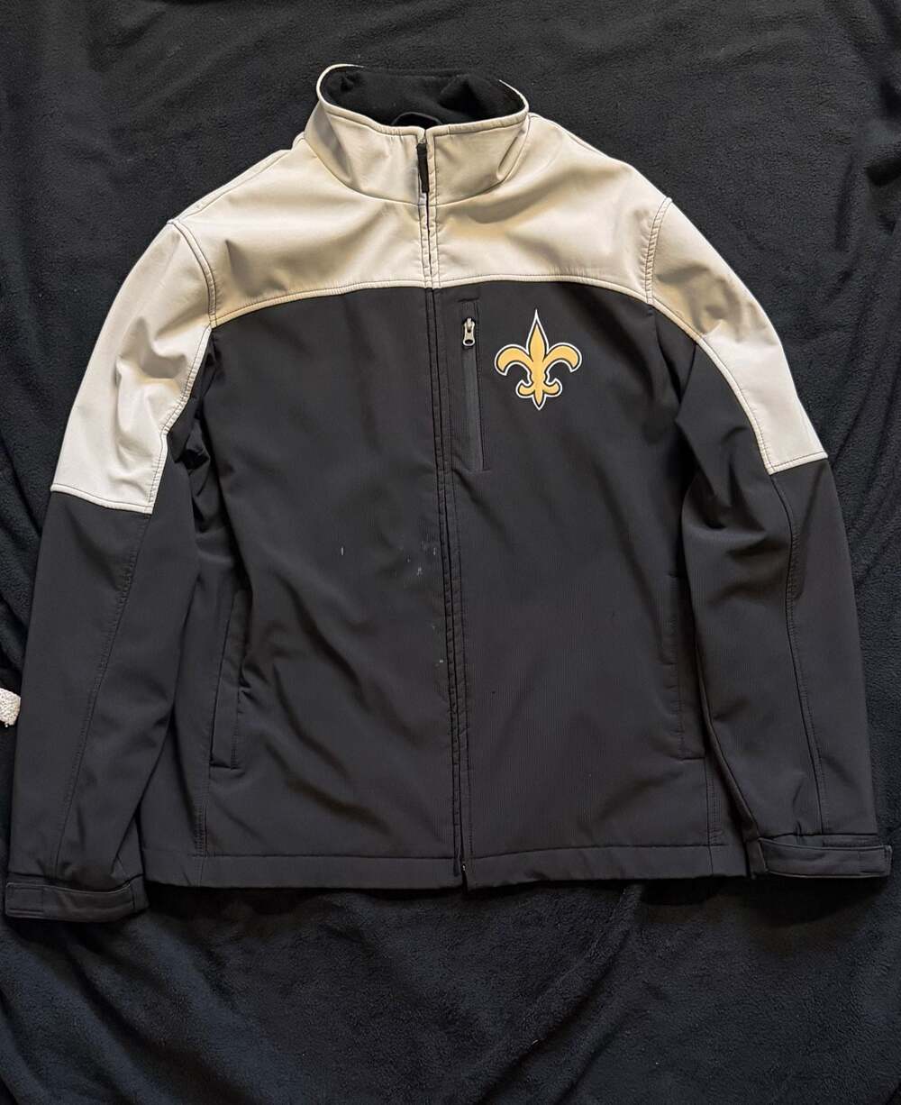 new orleans saints nfl G-III sports by Carl Banks soft shell jacket large